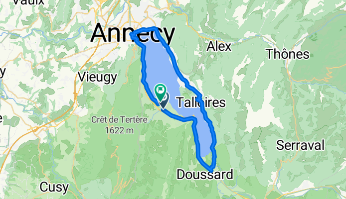 Route du Laudon, Saint-Jorioz to Le Solitaire du Lac, Saint-Jorioz