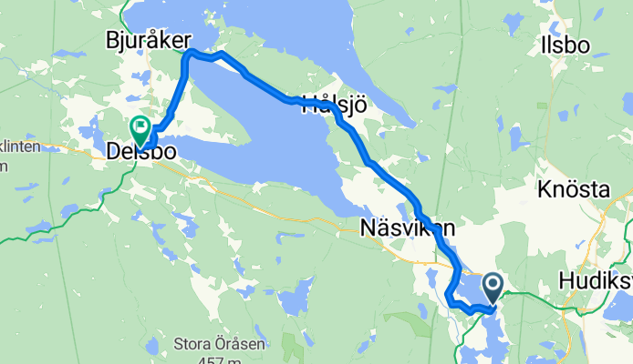 From Forsa to Delsbo