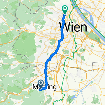 Mödling Mühlgasse nach Lannerstraße