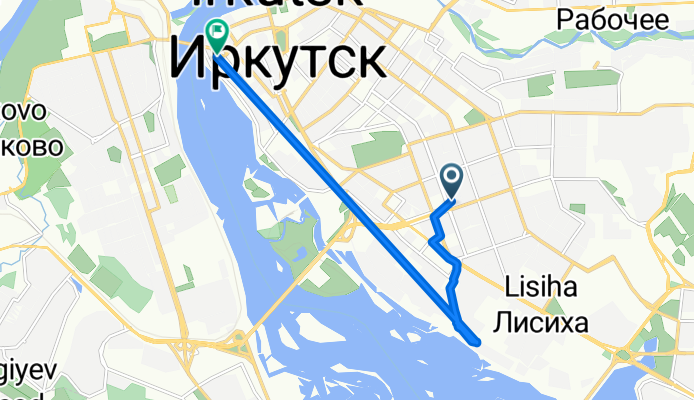 От улица Александра Невского до улица 5-й Армии