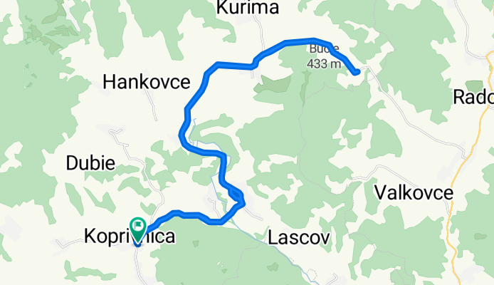 Koprivnica, Koprivnica až Koprivnica, Koprivnica