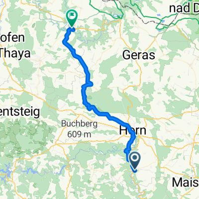 Kremserstraße nach Hauptplatz