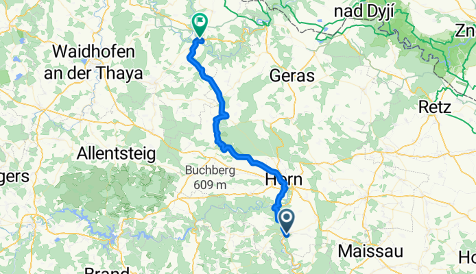 Kremserstraße nach Hauptplatz