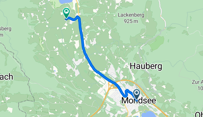 Dr Franz Müller-Straße, Mondsee nach Schwandweg, Tiefgraben