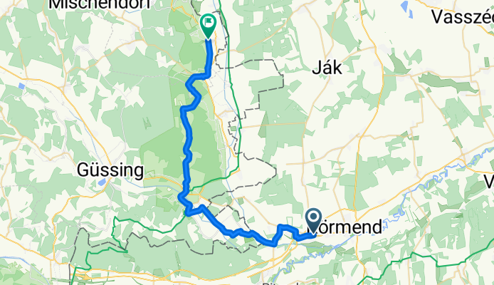 Negyvennyolcas utca, Körmend - Winzerstraße, Németlövő-Csejke