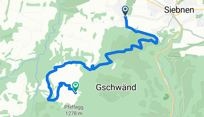 Mosenstrasse nach Ruchweid