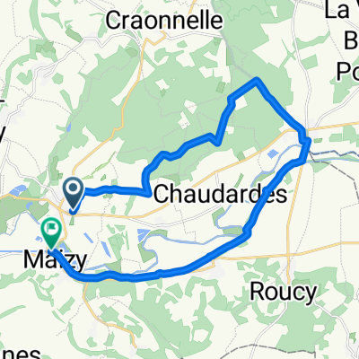 Rue Marquette naar Chemin de la Beaurivoise