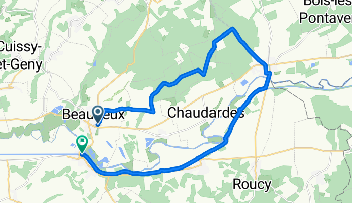 Rue Marquette naar Chemin de la Beaurivoise