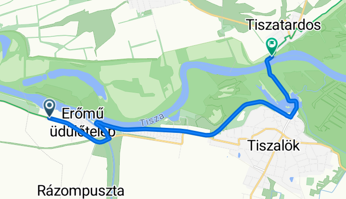 From Tiszalök to Tiszatardos