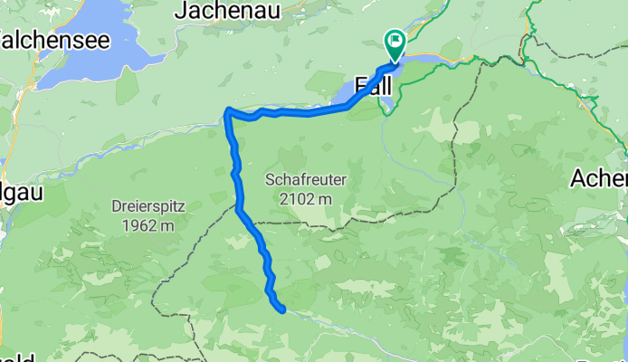 Vom Sylvensteinspeicher durchs Rißtal nach Hinterriß und zurück