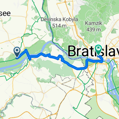 From Engelhartstetten to Bratislava