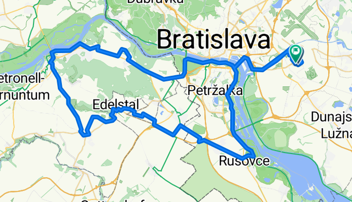 Korytnická, Bratislava II to Korytnická, Bratislava II