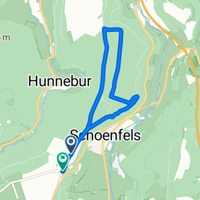 Sentier Pédestre National "Vallée de la Mamer”, Marienthal à Claushaff, Schoenfels