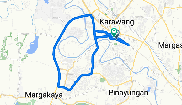 Jalan Babakan Cianjur to Jalan Tuparev No.216