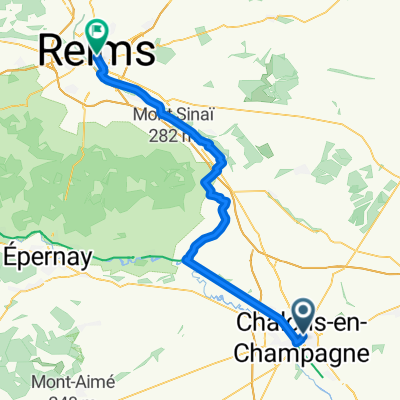 От Rue Léon Bourgeois до Rue des 16e et 22e Dragons 3B