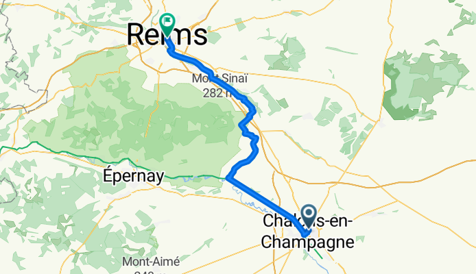 От Rue Léon Bourgeois до Rue des 16e et 22e Dragons 3B