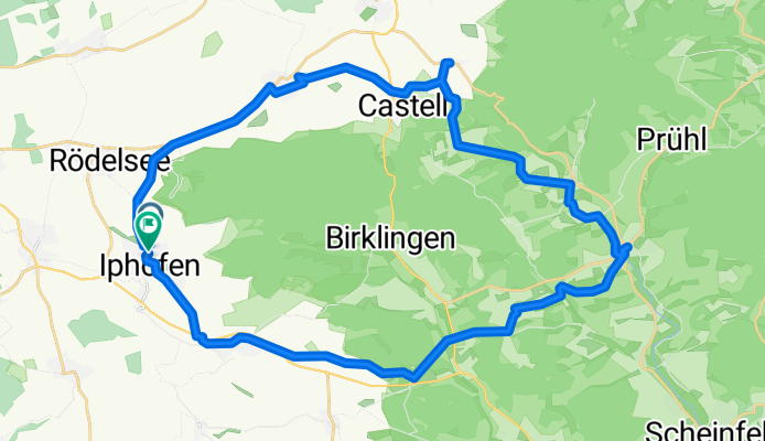 Schwanbergweg, Iphofen nach Schwanbergweg, Iphofen