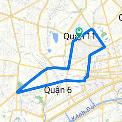 28 Alley 173 Binh Thoi, Ho Chi Minh City to 26 Alley 173 Binh Thoi, Ho Chi Minh City