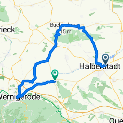 Bahnhofstraße nach Wernigeröder Straße