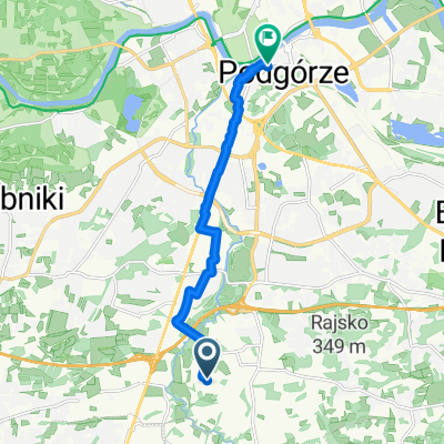 Adama Krzyżanowskiego, Kraków do K Brodzińskiego, Kraków