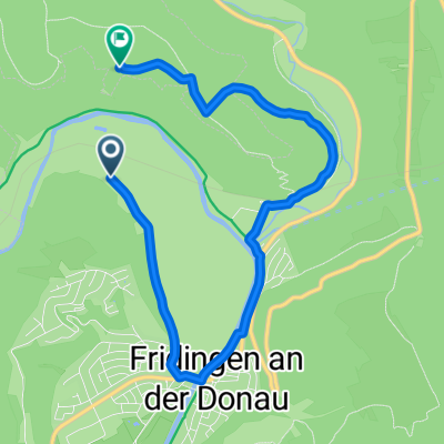 Fridingen an der Donau nach Kolbingen