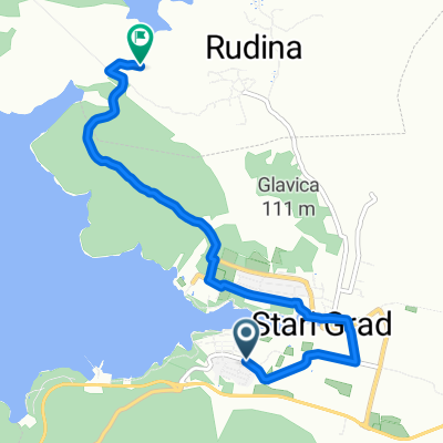 Ulica Frana Supila, Stari Grad to Rudina