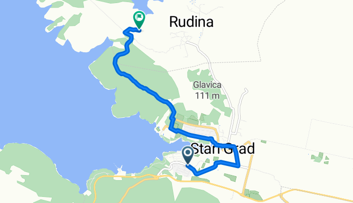 Ulica Frana Supila, Stari Grad to Rudina