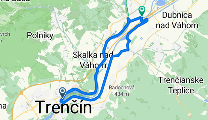 Radlinského, Trenčín až Dubnická, Nemšová