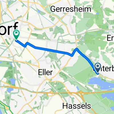 Kleiner Torfbruch, Düsseldorf nach Erkrather Straße, Düsseldorf