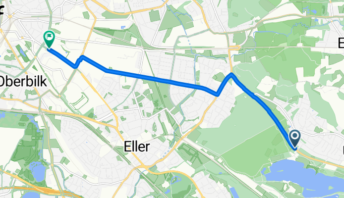 Kleiner Torfbruch, Düsseldorf nach Erkrather Straße, Düsseldorf