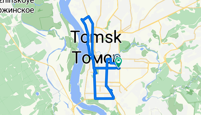 От проспект Фрунзе 102/3 до пр. Комсомольский