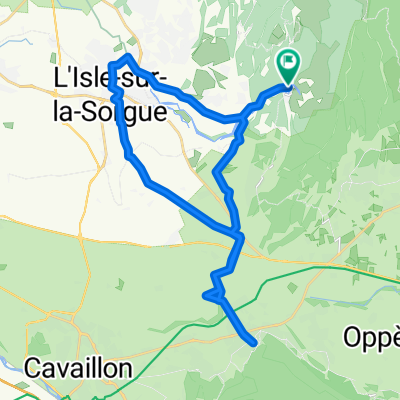 Place de la Colonne, Fontaine-de-Vaucluse to Place de la Colonne, Fontaine-de-Vaucluse