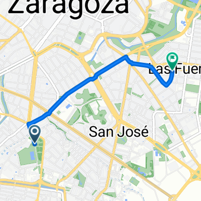 De Paseo de Cuéllar a Calle de Rodrigo Rebolledo