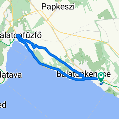 Parti sétány, Balatonkenese to Parti sétány, Balatonkenese