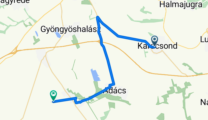 Puky MiklĂłs Ășt, KarĂĄcsond - VĂĄmosgyörk