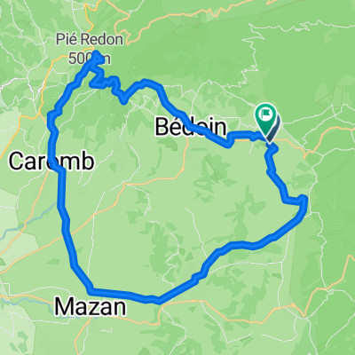 Route in Bédoin