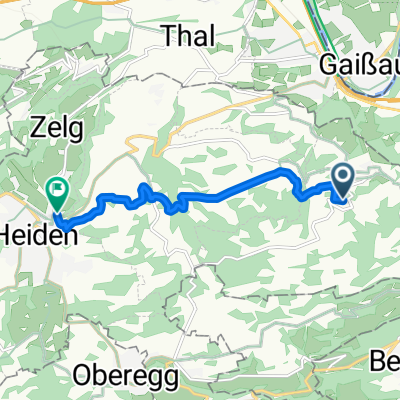 Ledi, Walzenhausen nach Bahnhofstrasse, Heiden