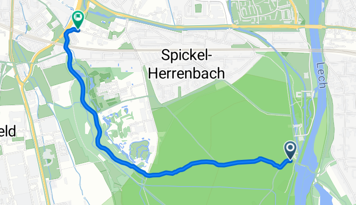 Augsburg nach Hofrat-Röhrer-Straße, Augsburg