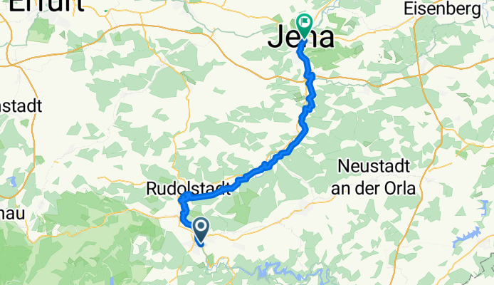 Kulmbacher Straße nach Wenigenjenaer Ufer