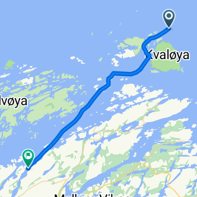 Route nach Fjukstadveien