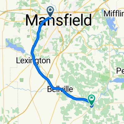 Richland B and O Trail, Mansfield to Main St, Butler