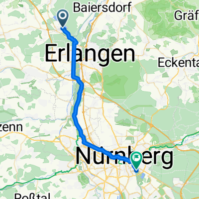 Campingstraße nach Nürnberg Münchener Straße