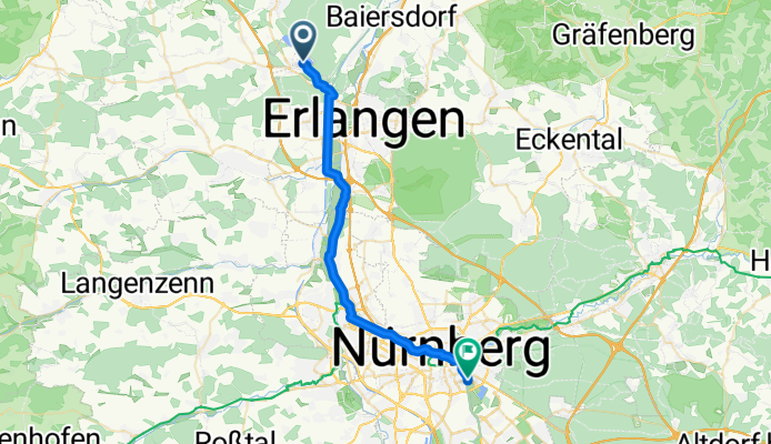 Campingstraße nach Nürnberg Münchener Straße