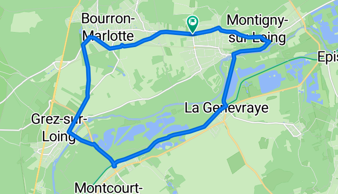 Montigny-Bourron-Grez-LaGenevraye
