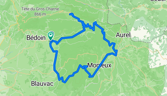 Route in Bédoin