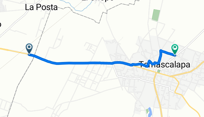 De Otumba -Tizayuca a Profesor Gustavo Cervantes