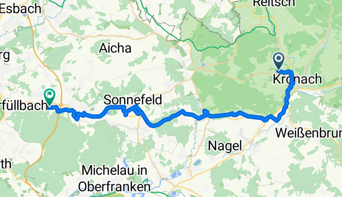 Kronach Seelabach Hinten nach Forsthub