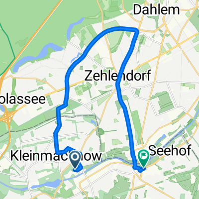 Kleinmachnow nach Lichterfelder Allee, Teltow