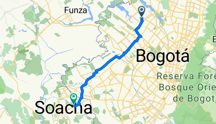 De Avenida Calle 96-47 a Diagonal 10-20