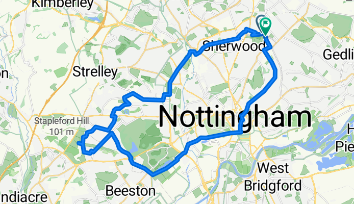 Ashwell Court, Nottingham to Ashwell Court, Nottingham